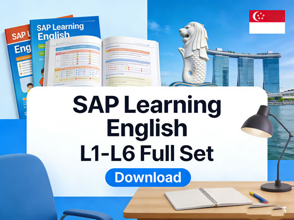 新加坡学习系列英语练习册《sap Learning English》l1 L6全套下载